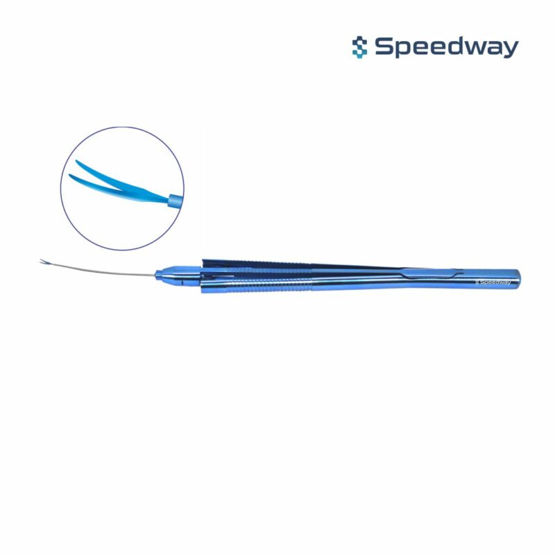 Speedway Vitreoretinal Curved Scissors Curved Shaft 23G