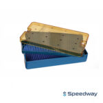 Plastic Sterilization Tray with 2 Mats Size: 241(L) X 133(W) X 44(H) mm