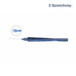 Speedway Vitreoretinal Serrated Forceps Straight 25G Titanium